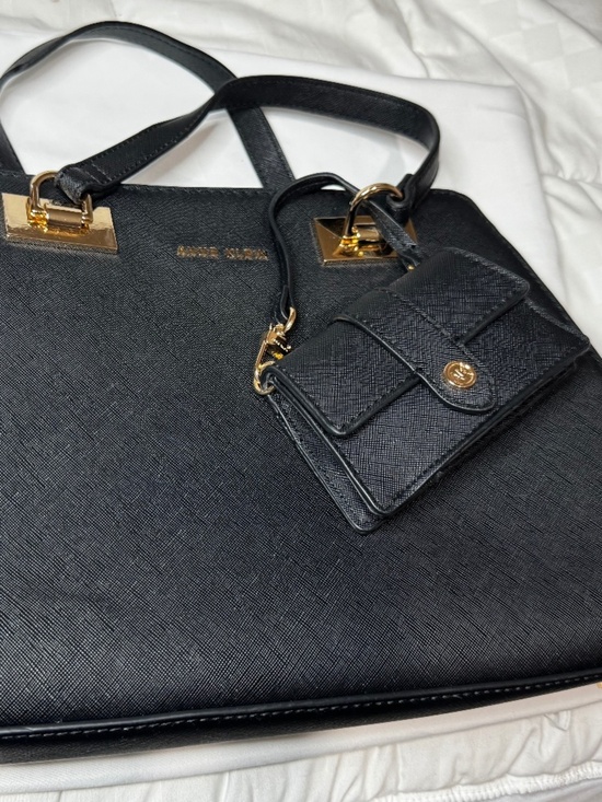Anne Klein Handbags - Ann Klein Black Sachet Purse with Mini  Evening or Casual is Very Elegant